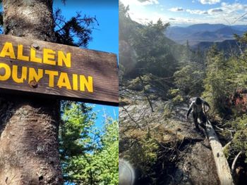 El sendero de la montaña Allen donde desapareció el excursionista canadiente es considerado como una ruta desafiante pero también peligrosa.