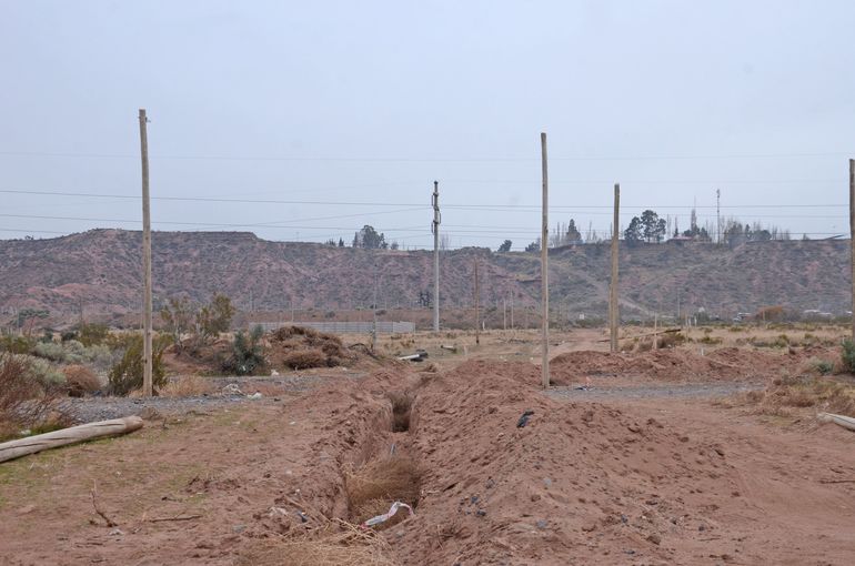 Parte de la zona del oeste de Neuquén en Bajada de Maida. Parte de la zona del oeste de Neuquén en Bajada de Maida.