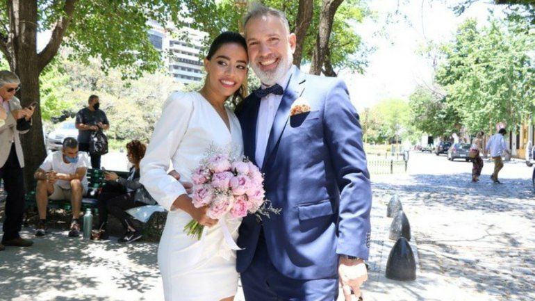 Pablo Duggan se casó por el civil con su novia venezolana