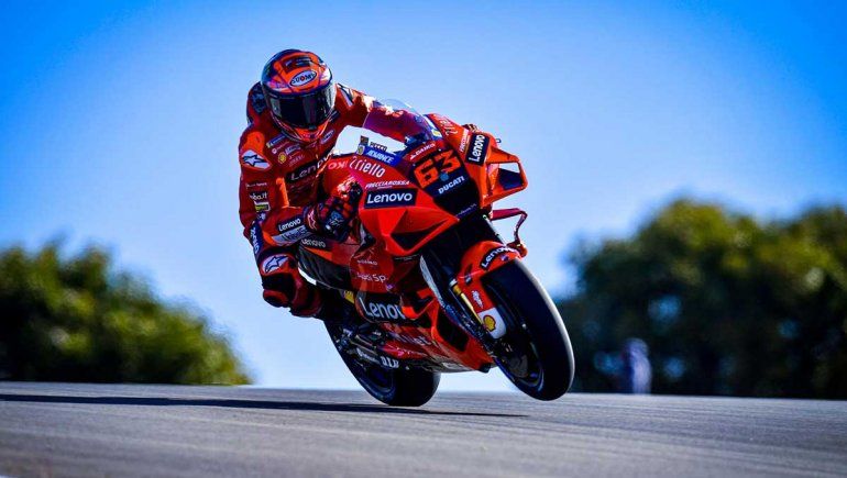 Bagnaia logró una nueva pole dentro del MotoGP en Portugal