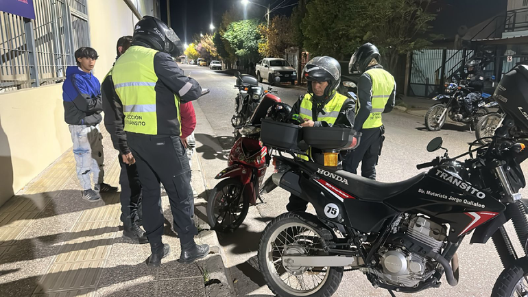 El viernes a la noche realizaron un operativo contra motoqueros en Unión de Mayo. Foto: archivo.