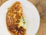 Omelette de puerro y hongos imperdible