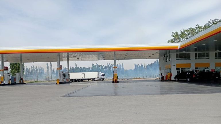 El humo y las llamas