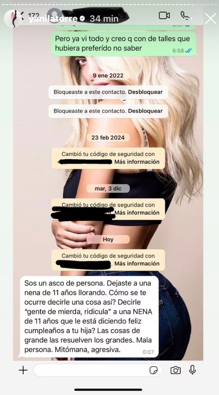 El chat de la polémica El chat de la polémica