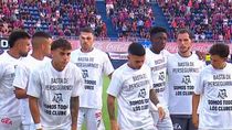 Las camisetas que utilizaron los jugadores de San Lorenzo e Instituto. Las camisetas que utilizaron los jugadores de San Lorenzo e Instituto.