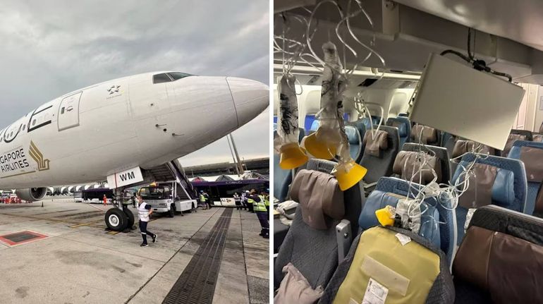 El vuelo sufrió fuertes turbulencias en el camino a Tailandia