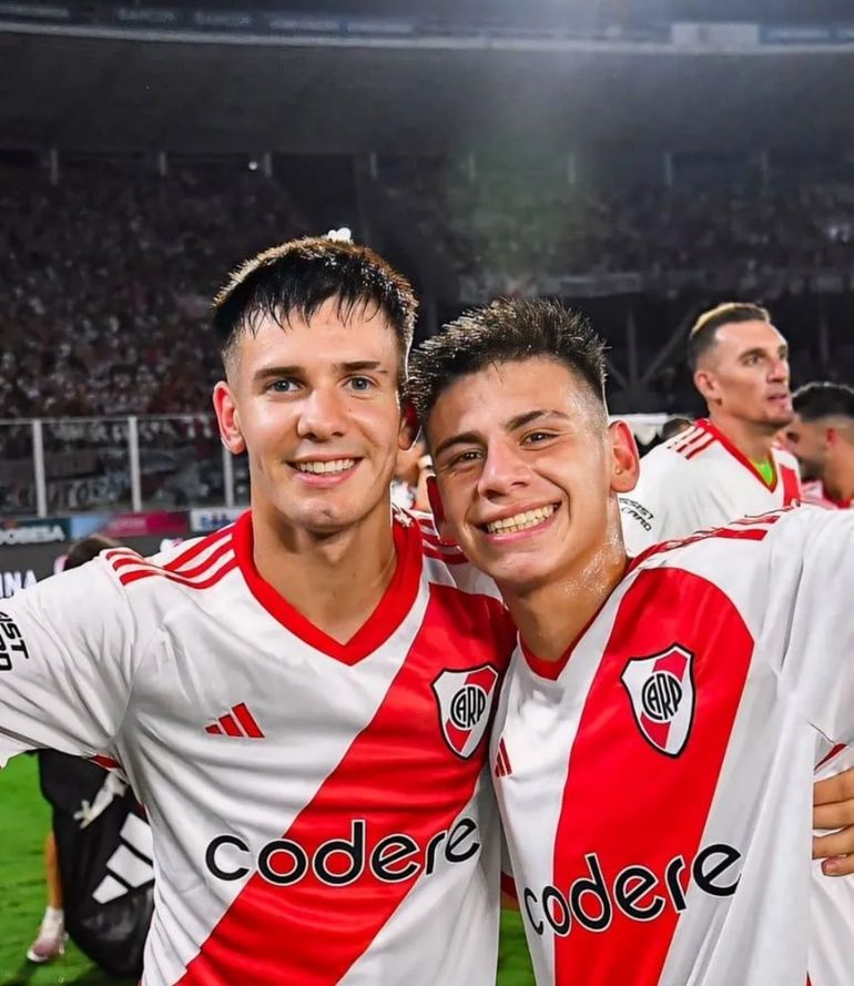 Mastantuono y Claudio Echeverri Mastantuono y Claudio Echeverri