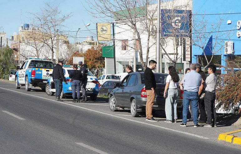 Un choque en pleno centro generó complicaciones en el tránsito