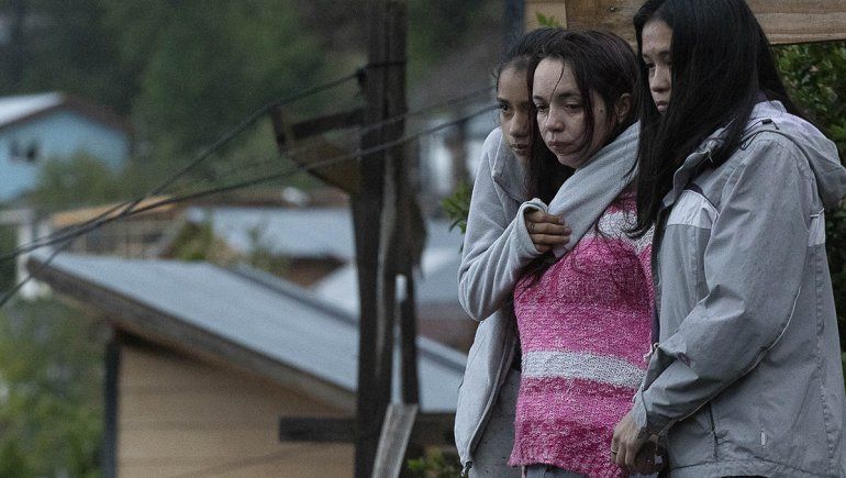 La familia perdió todo por el fuego.