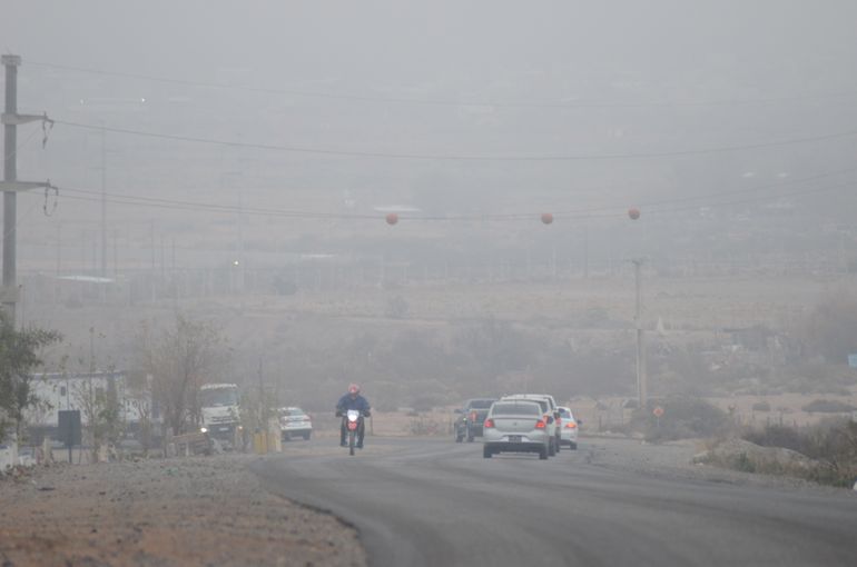 La niebla que afecta a gran parte de Neuquén. La niebla que afecta a gran parte de Neuquén.
