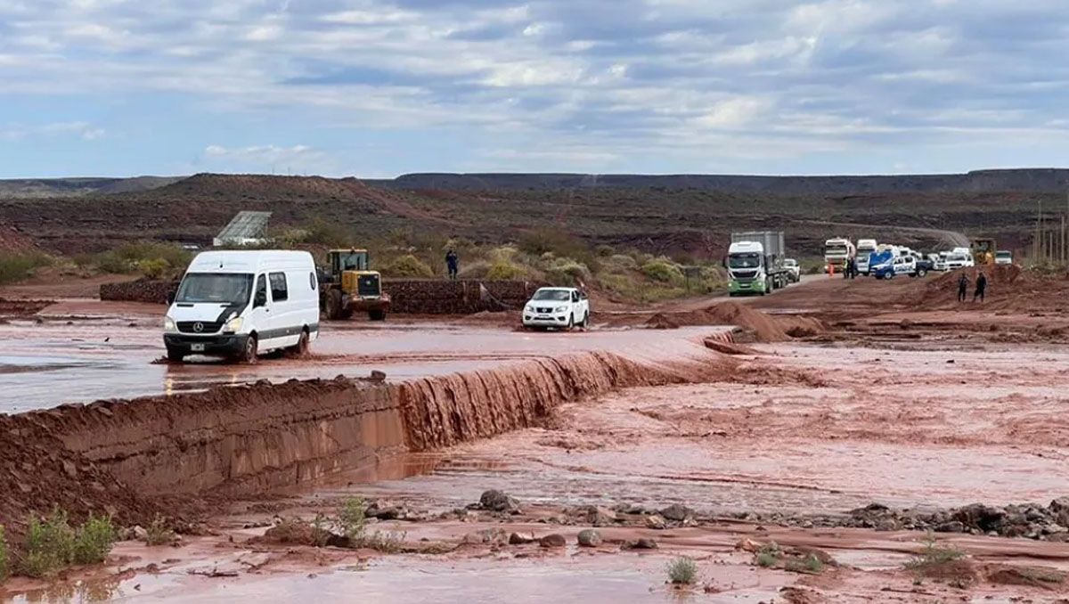 Corte total en rutas de la provincia de Neuquén por tormentas