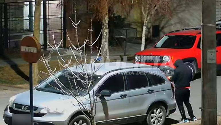 Gracias a las cámaras urbanas, la Policía logró frustrar el robo a una camioneta