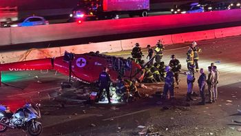 Se estrelló un helicóptero médico en Estados Unidos y tres miembros de la tripulación resultaron heridos Se estrelló un helicóptero médico en Estados Unidos y tres miembros de la tripulación resultaron heridos