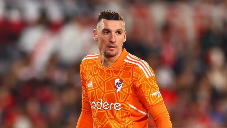 Franco Armani ganó nueve títulos con River. Franco Armani ganó nueve títulos con River.