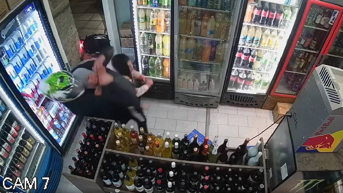 Video: intento de robo en una vinería casi termina en tragedia