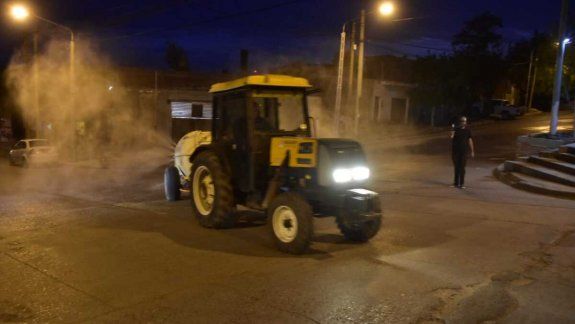 La Muni vuelve con las desinfecciones nocturnas