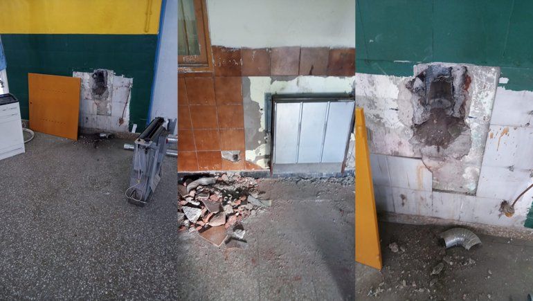 Una escuela no abre porque tiene los calefactores clausurados