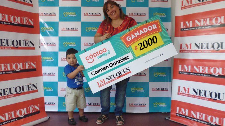 Se quedó  con el premio gracias a ¡Boquita campeón!