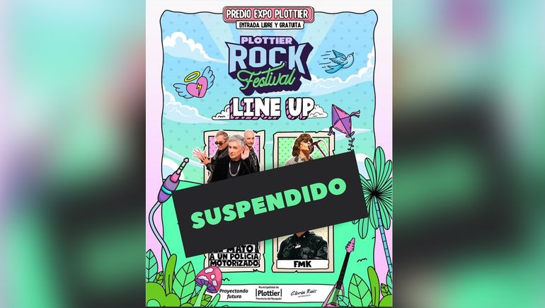 Suspendieron la Expo Plottier.