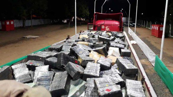 Usaron el corsódromo para contar la droga secuestrada