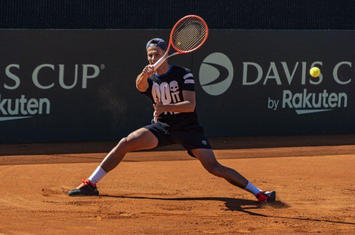 Diego Schwartzman jugará el primer punto ante el juvenil Daniil Ostapenkov.