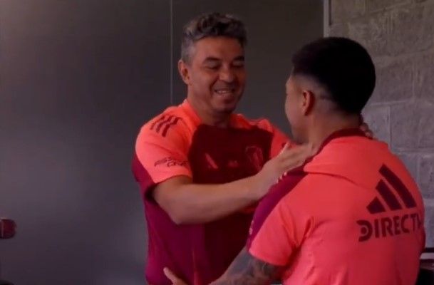 Qué se dijeron cuando se vieron cara a cara Enzo Pérez y Marcelo Gallardo