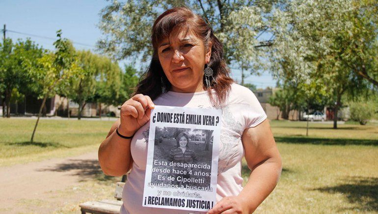 Cipolletti: a cuatro años, no hay rastros de Emilia Vera
