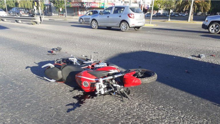 Un choque generó caos de tránsito en Ruta 22 y Olascoaga