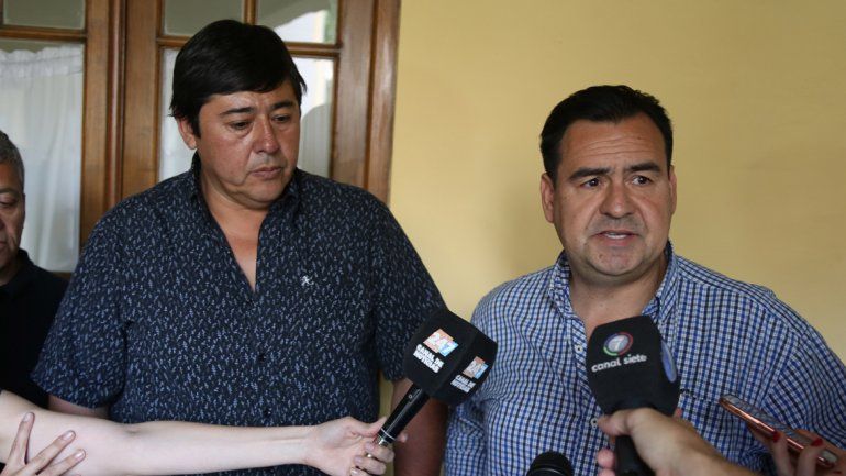 El ministro Gastaminza y el intendente de Rincón