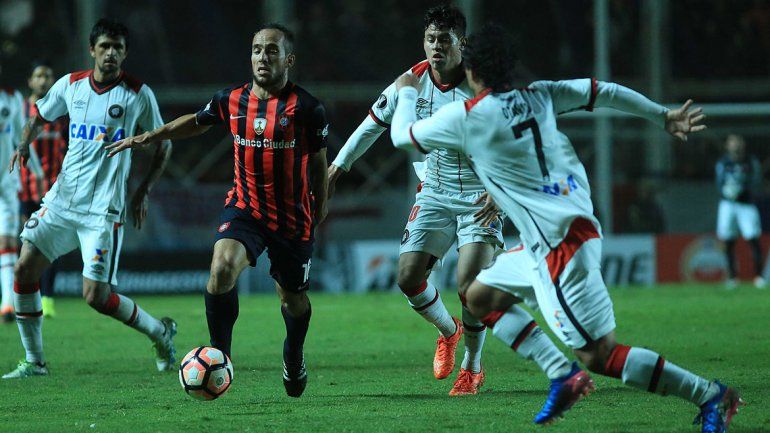 San Lorenzo perdió 1-0 de local ante Atlético Paranaense