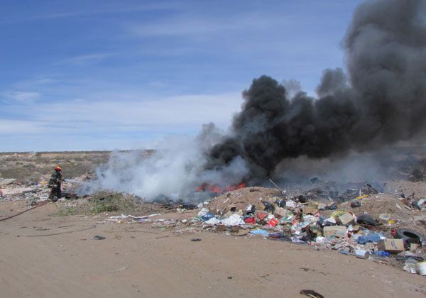 Quema de basura se salió de control