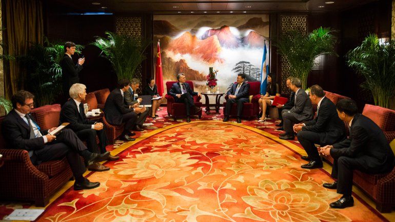 Prometemos ser predecibles y confiables para los amigos de China que quieran invertir en la Argentina.Mauricio Macri &nbsp;