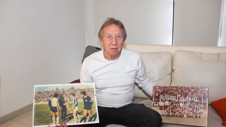 El ex volante estuvo en el último Cipo-Ciclón en el Viejo Gasómetro.