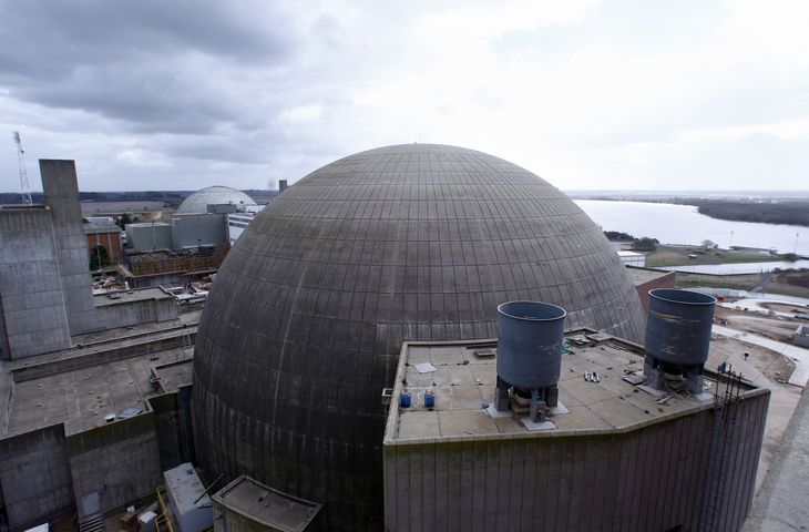 El reactor en la planta de energía nuclear Atucha II en Zárate