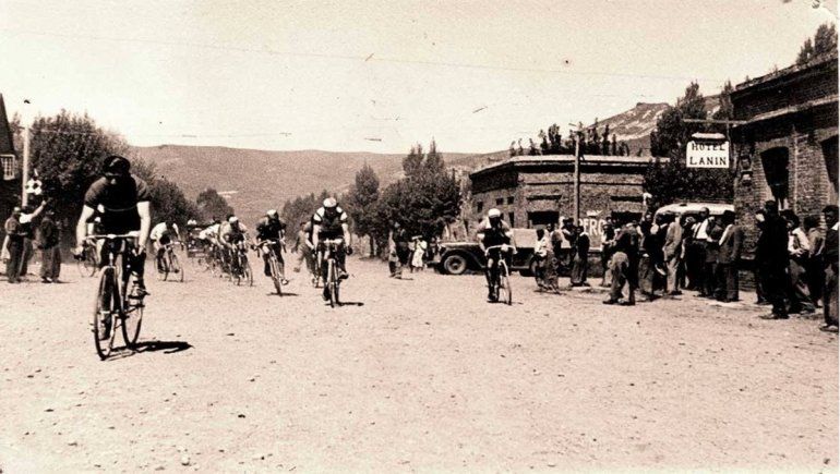 El Hotel Lanín en la década del 40'.
