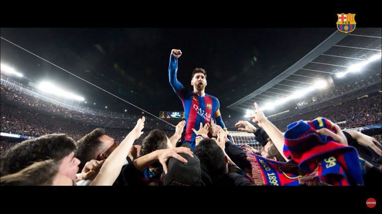 El impresionante video con el que Barcelona despidió a Messi