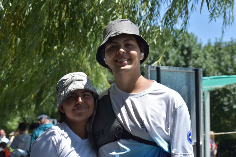 Oriana Gonzales y Esteban Silva