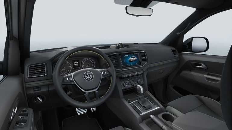 Al igual que en otros apartados, el interior de los tres modelos de Amarok que superaron los $100 millones son muy similares: las diferencias son mínimas. Foto: Volkswagen Al igual que en otros apartados, el interior de los tres modelos de Amarok que superaron los $100 millones son muy similares: las diferencias son mínimas. Foto: Volkswagen
