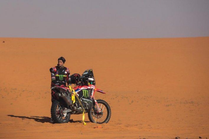El motor truncó las ilusiones de Kevin Benavides en el Dakar 2020