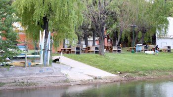 El ritual de bienvenida se hizo en el sector de parrillas del Santafesino. El ritual de bienvenida se hizo en el sector de parrillas del Santafesino.
