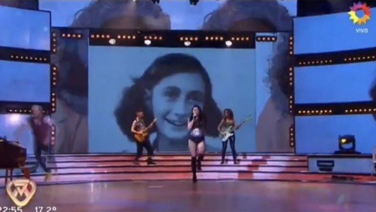 Tinelli, en medio de otro escándalo por usar una foto de Ana Frank