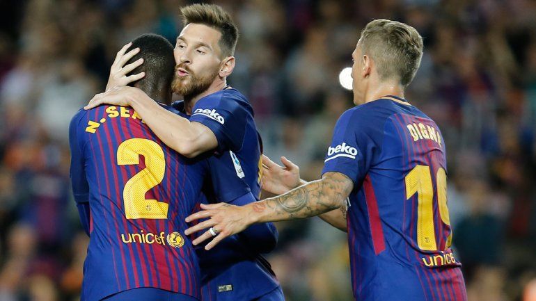 Con cuatro goles de Messi, Barcelona venció 6 a 1 al Éibar