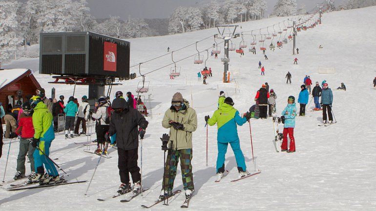 Uno de cada 5 esquiadores en Chapelco es de Brasil