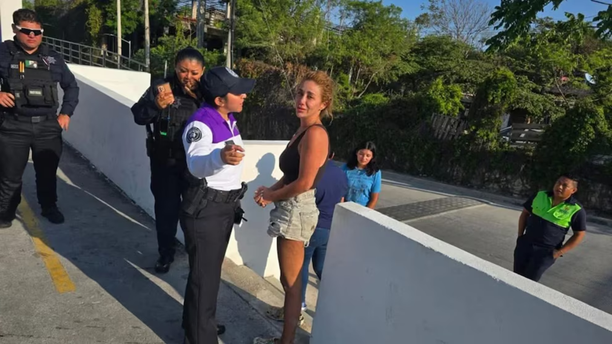 La argentina desaparecida en Cancún fue hallada caminando este viernes