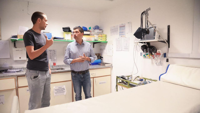 Koopmann entregó equipamiento de salud en Caviahue