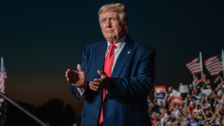 Trump acusó a Biden de tener “demencia senil”