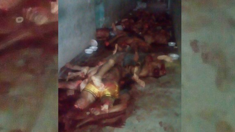 Escalofriantes imágenes se vieron en la cárcel de Boa Vista.&nbsp;