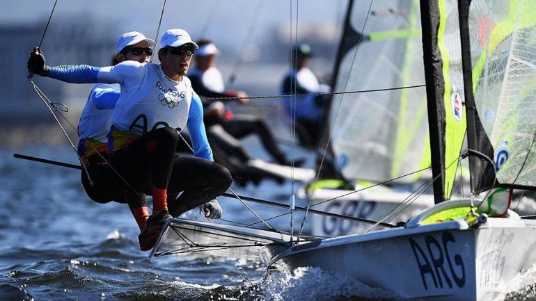 Yago y Klaus Lange obtuvieron un diploma en vela