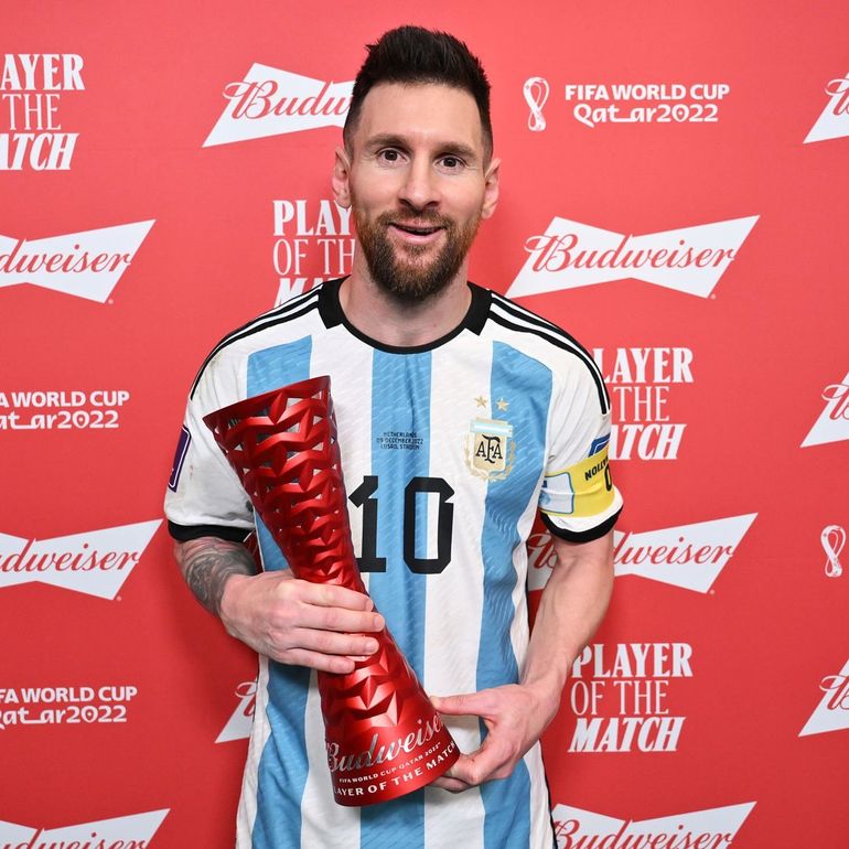Lionel Messi fue elegido como la gran figura del duelo ante Países Bajos.