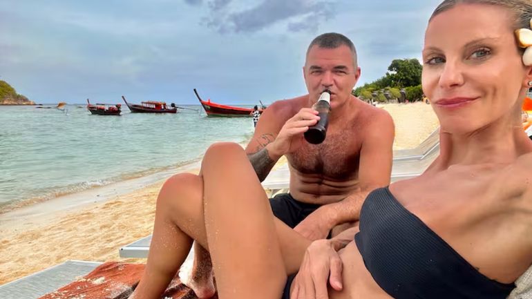 Jimena Cyrulnik y su flamante marido Jimena Cyrulnik y su flamante marido